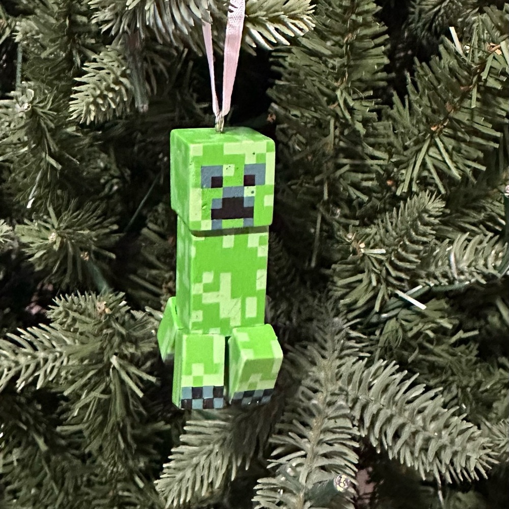 Minecraft Christmas Tree Ornament